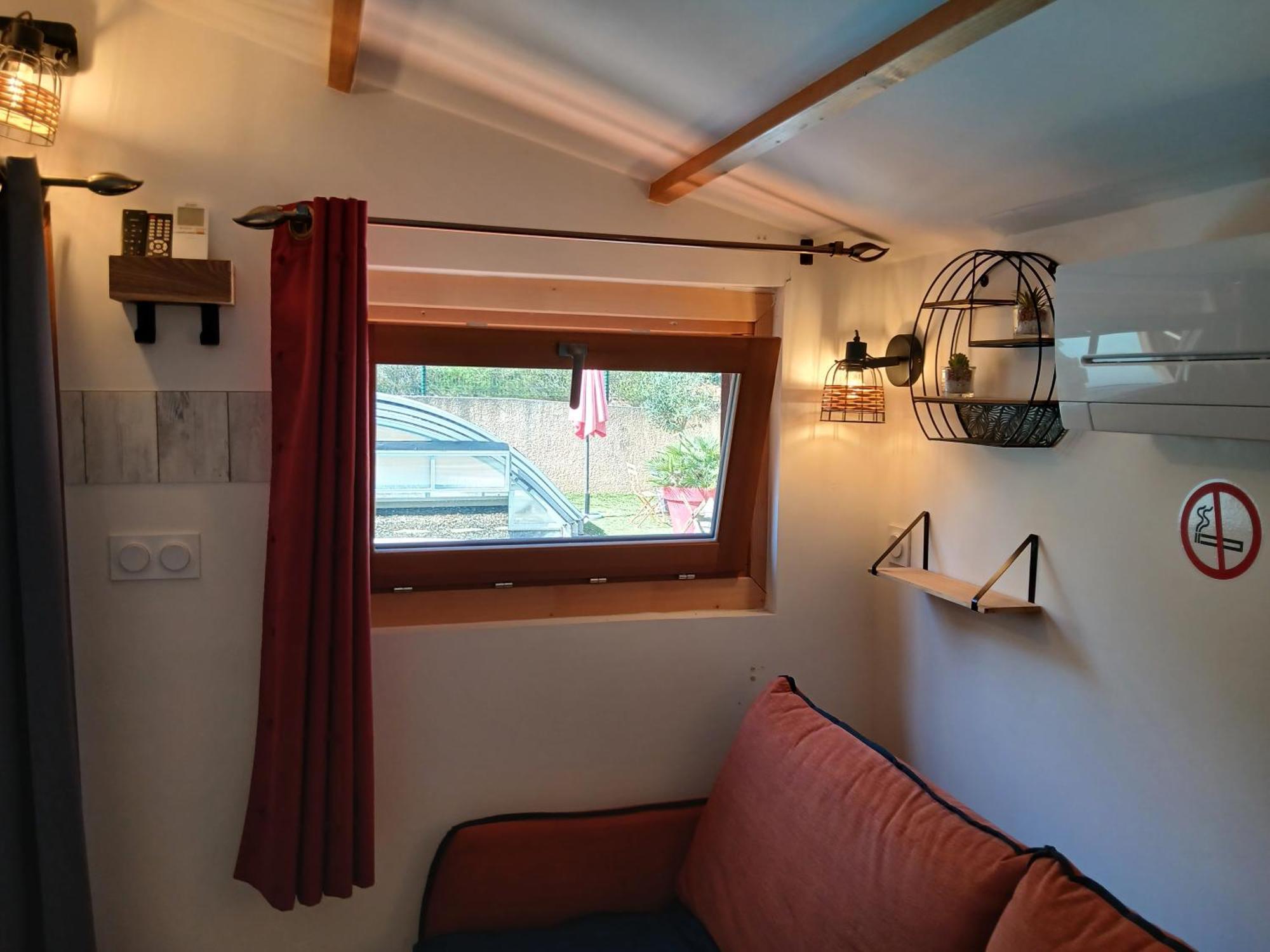 Chalet Charmant Avec Piscine Mercuer Eksteriør billede